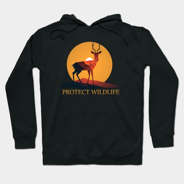 Wildlife - Deer 2 Hoodie by i2studio